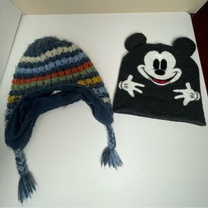 Gap Zara boy’s kids set of 2 winter hats 4-5 years